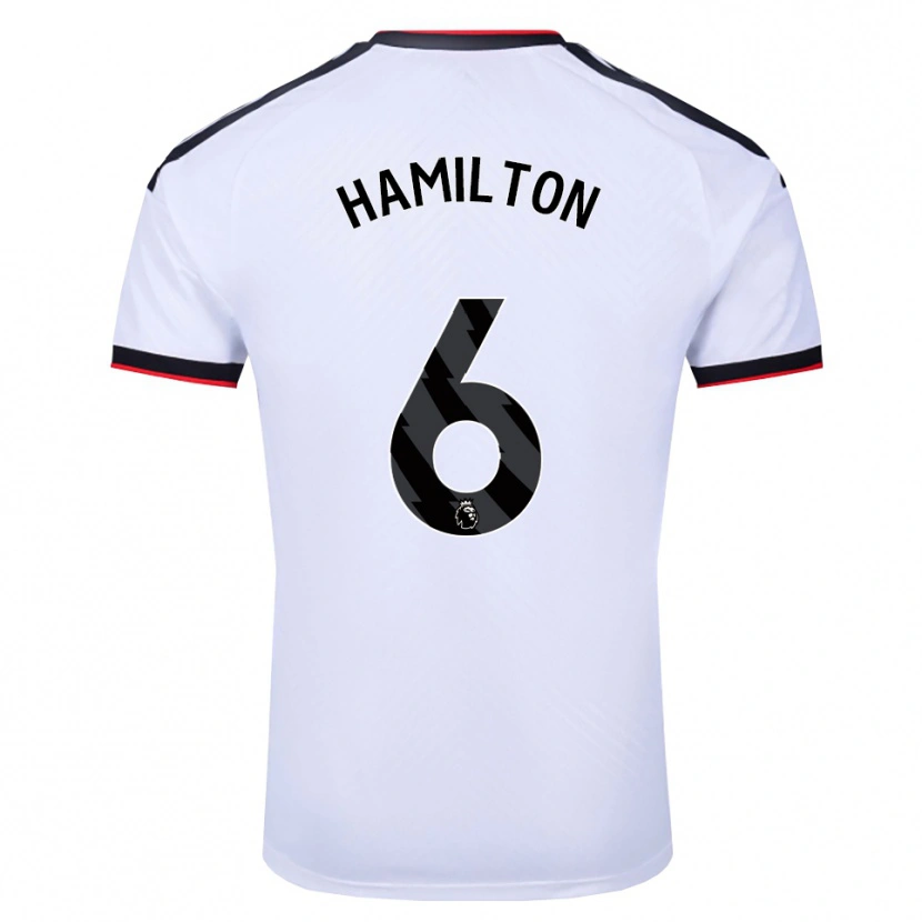 Danxen Kinderen Leo Hamilton #6 Wit Zwart Rood Thuisshirt Thuistenue 2026/27 T-Shirt