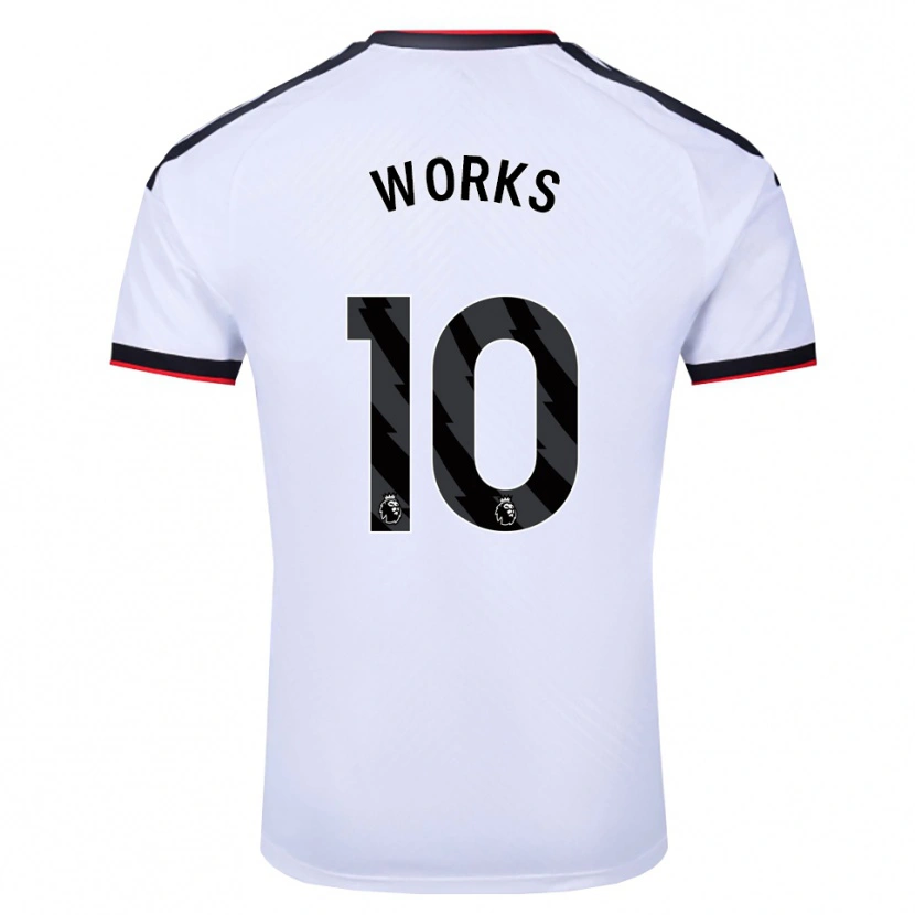 Danxen Kinderen Terrell Works #10 Wit Zwart Rood Thuisshirt Thuistenue 2026/27 T-Shirt