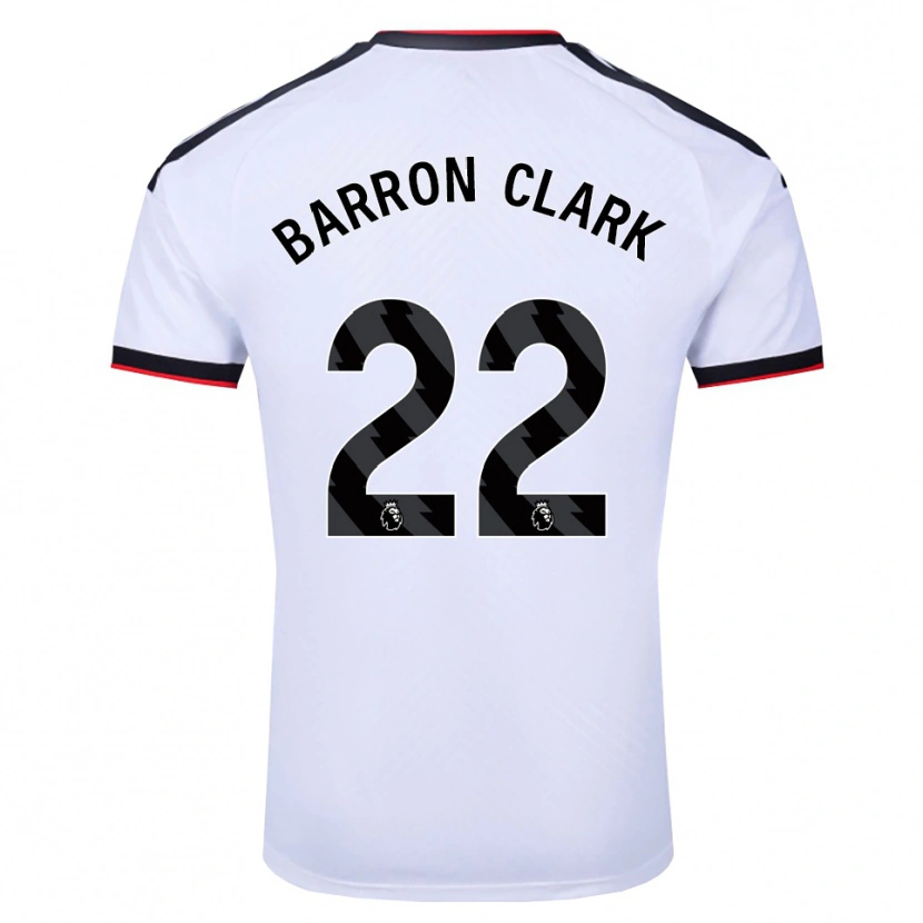 Danxen Kinderen Betty Barron-Clark #22 Wit Zwart Rood Thuisshirt Thuistenue 2026/27 T-Shirt