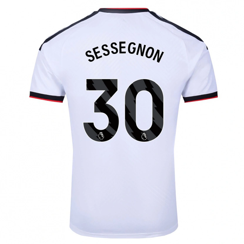 Danxen Kinderen Ryan Sessegnon #30 Wit Zwart Rood Thuisshirt Thuistenue 2026/27 T-Shirt