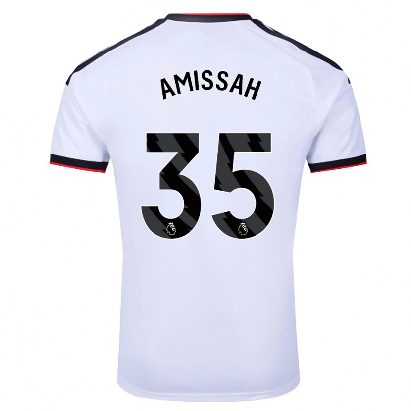 Danxen Kinderen Sam Amissah #35 Wit Zwart Rood Thuisshirt Thuistenue 2026/27 T-Shirt