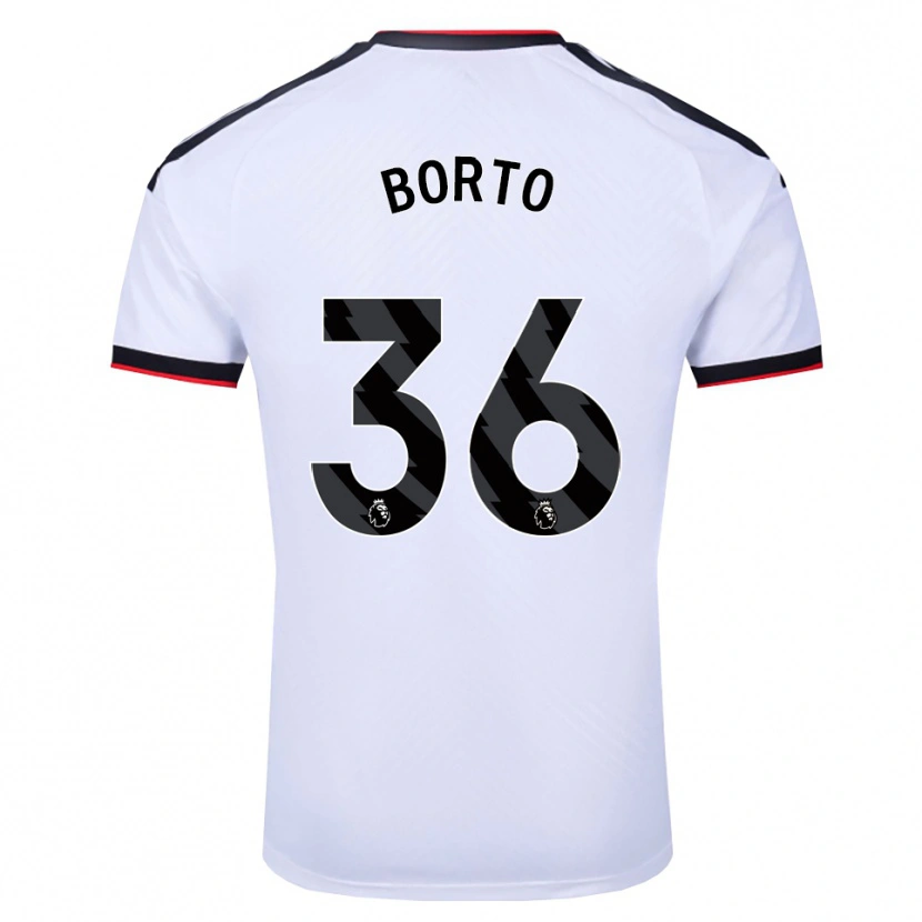 Danxen Kinderen Alex Borto #36 Wit Zwart Rood Thuisshirt Thuistenue 2026/27 T-Shirt