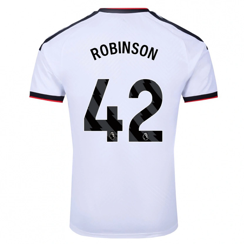Danxen Kinderen Charlie Robinson #42 Wit Zwart Rood Thuisshirt Thuistenue 2026/27 T-Shirt