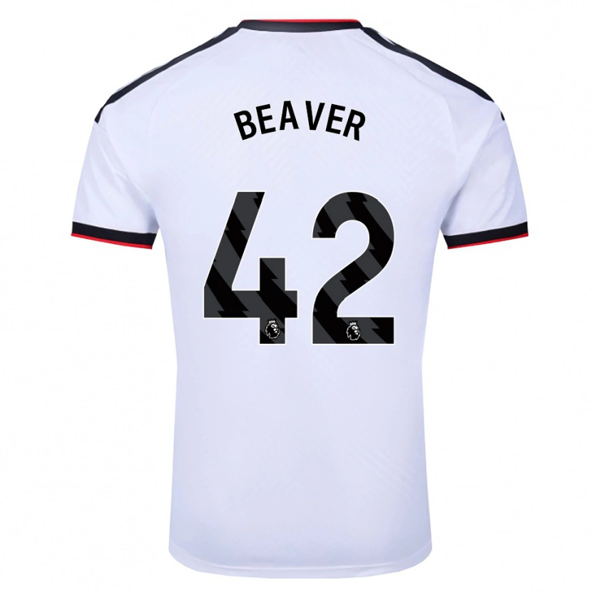 Danxen Kinderen Cat Beaver #42 Wit Zwart Rood Thuisshirt Thuistenue 2026/27 T-Shirt