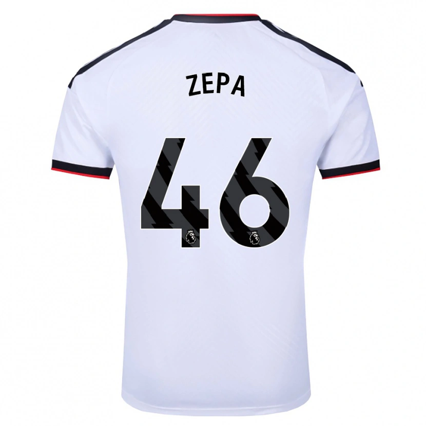 Danxen Kinderen Macauley Zepa #46 Wit Zwart Rood Thuisshirt Thuistenue 2026/27 T-Shirt
