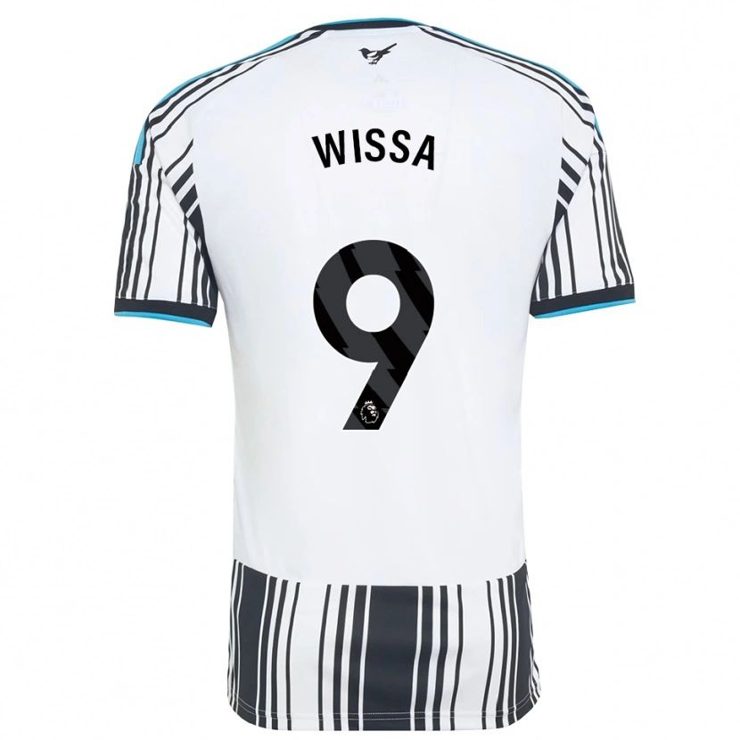 Danxen Kinderen Yoane Wissa #9 Hemelsblauw Zwart Wit Thuisshirt Thuistenue 2026/27 T-Shirt