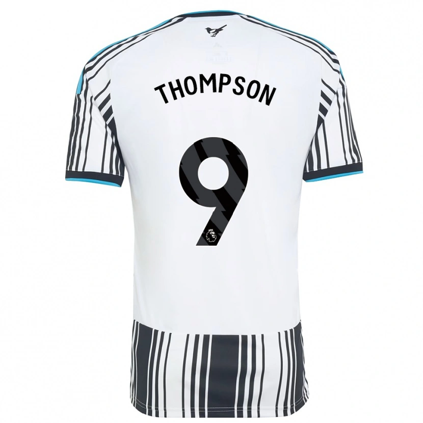 Danxen Kinderen Kyran Thompson #9 Hemelsblauw Zwart Wit Thuisshirt Thuistenue 2026/27 T-Shirt