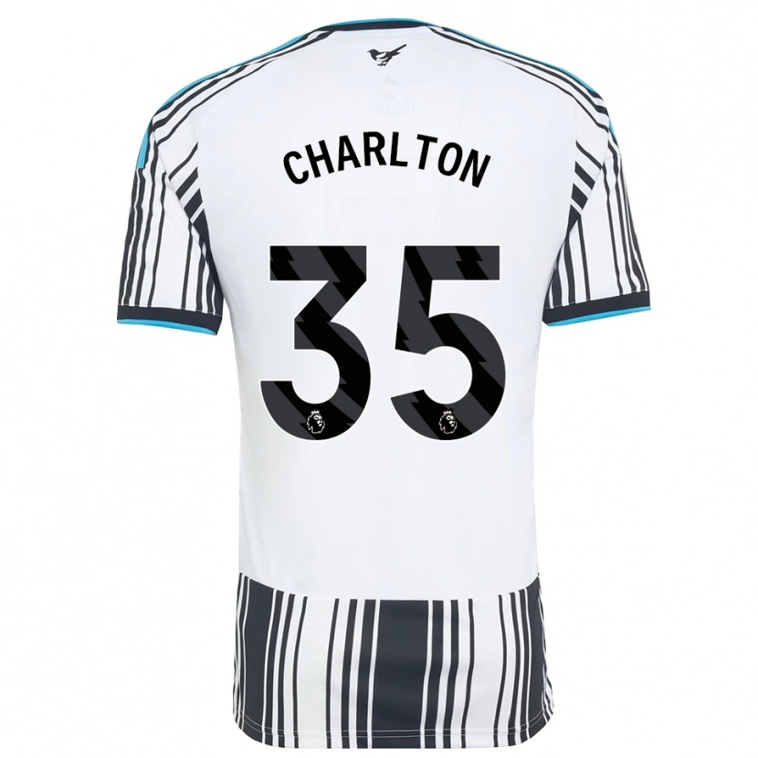 Danxen Kinderen Dylan Charlton #35 Hemelsblauw Zwart Wit Thuisshirt Thuistenue 2026/27 T-Shirt