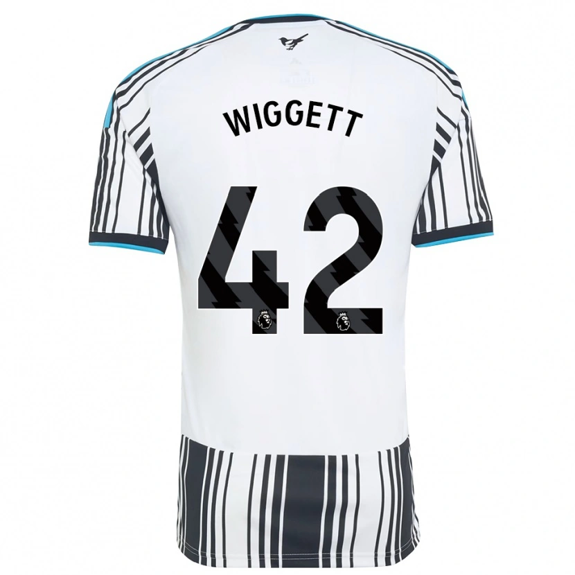 Danxen Kinderen Charlie Wiggett #42 Hemelsblauw Zwart Wit Thuisshirt Thuistenue 2026/27 T-Shirt