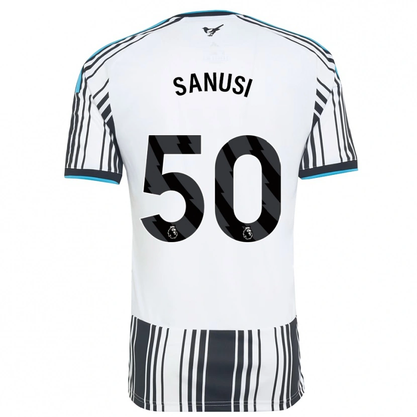 Danxen Kinderen Trevan Sanusi #50 Hemelsblauw Zwart Wit Thuisshirt Thuistenue 2026/27 T-Shirt