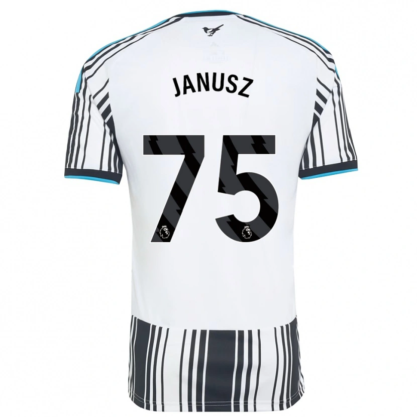 Danxen Kinderen Adrian Janusz #75 Hemelsblauw Zwart Wit Thuisshirt Thuistenue 2026/27 T-Shirt