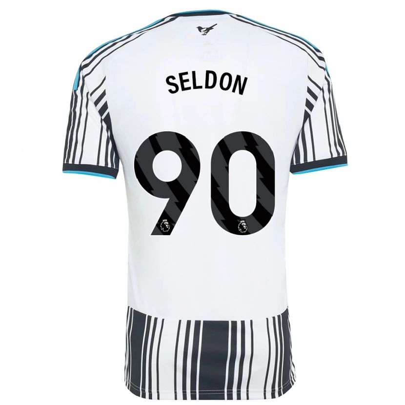 Danxen Kinderen Alfie Seldon #90 Hemelsblauw Zwart Wit Thuisshirt Thuistenue 2026/27 T-Shirt
