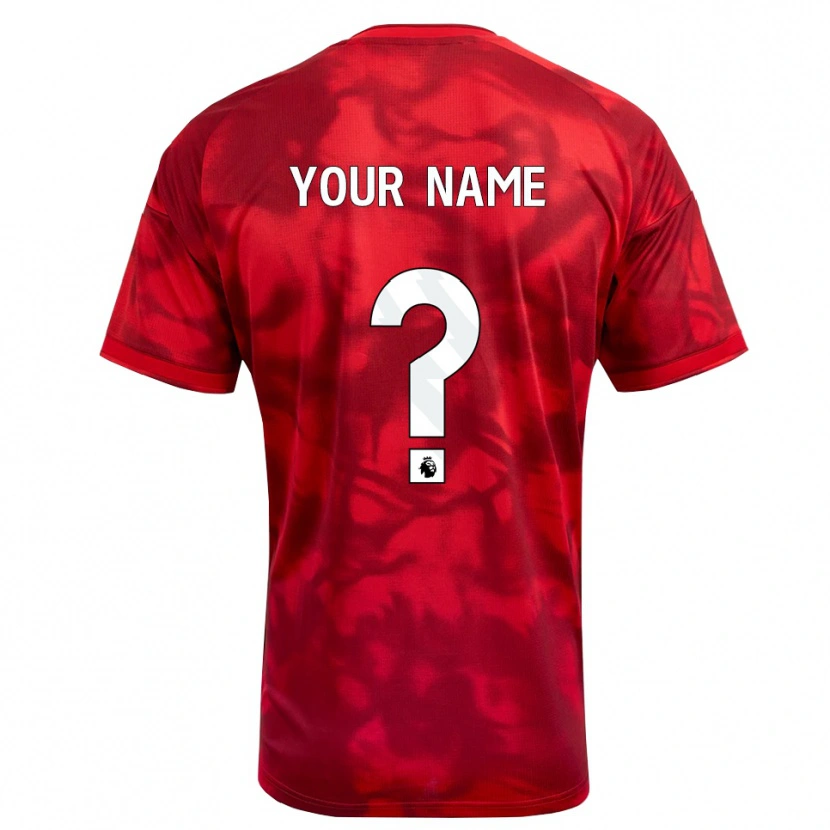 Danxen Kinderen Uw Naam #0 Krimson Wit Thuisshirt Thuistenue 2026/27 T-Shirt