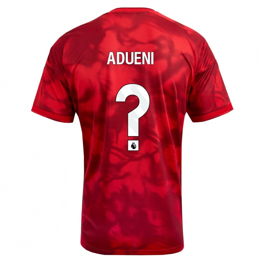 Danxen Kinderen Kevin Adueni #0 Krimson Wit Thuisshirt Thuistenue 2026/27 T-Shirt