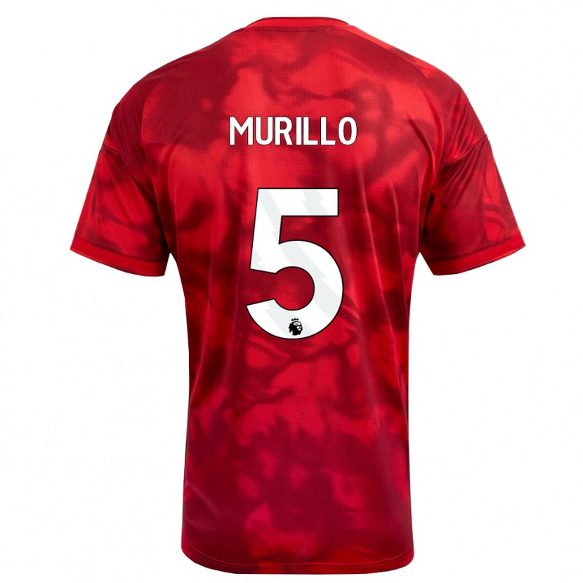 Danxen Kinderen Murillo Santiago Costa Dos Santos #5 Krimson Wit Thuisshirt Thuistenue 2026/27 T-Shirt