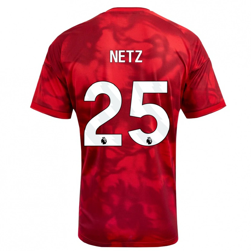 Danxen Kinderen Luca Netz #25 Krimson Wit Thuisshirt Thuistenue 2026/27 T-Shirt