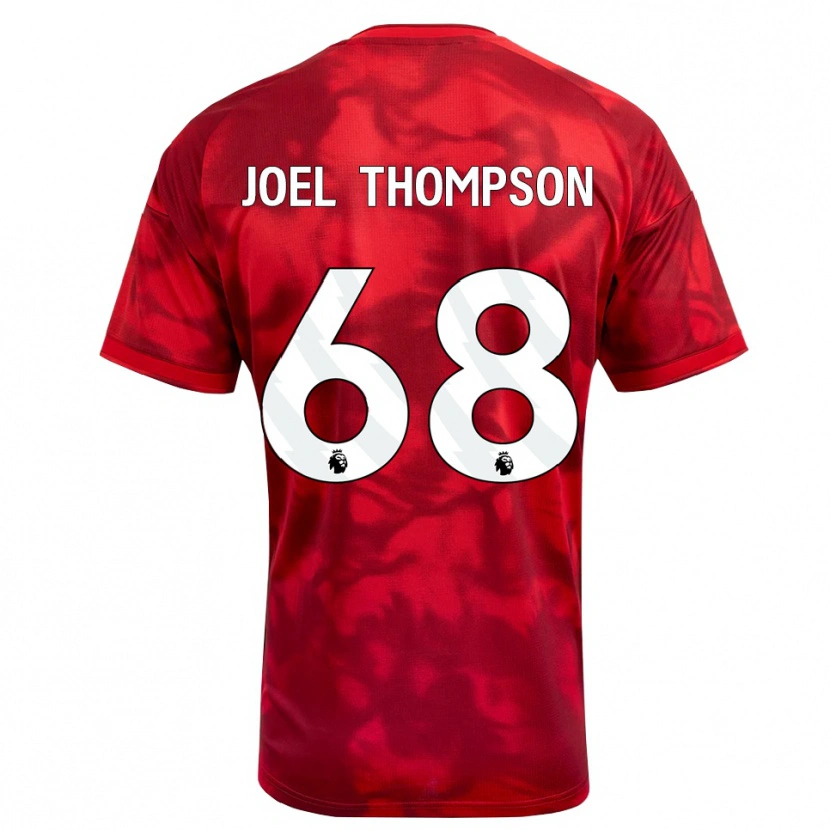 Danxen Kinderen Joel Thompson #68 Krimson Wit Thuisshirt Thuistenue 2026/27 T-Shirt
