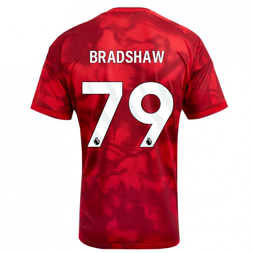 Danxen Kinderen Alfie Bradshaw #79 Krimson Wit Thuisshirt Thuistenue 2026/27 T-Shirt