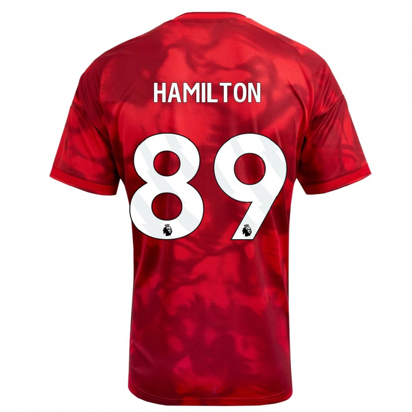 Danxen Kinderen Scott Hamilton #89 Krimson Wit Thuisshirt Thuistenue 2026/27 T-Shirt
