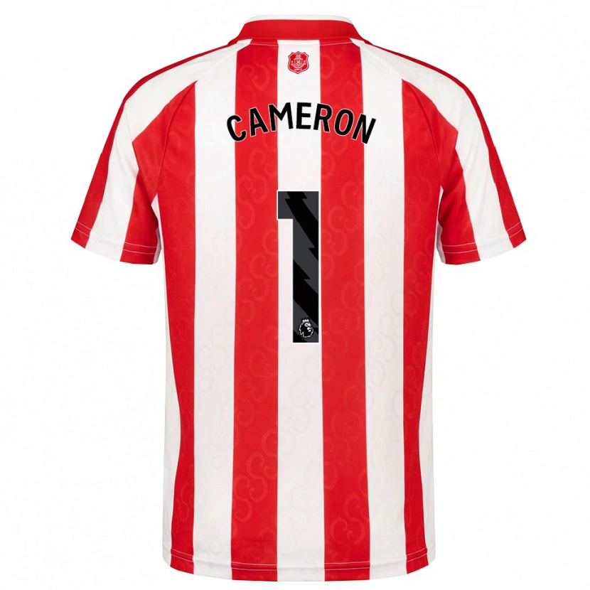 Danxen Kinderen Dan Cameron #1 Rood Wit Zwart Thuisshirt Thuistenue 2026/27 T-Shirt
