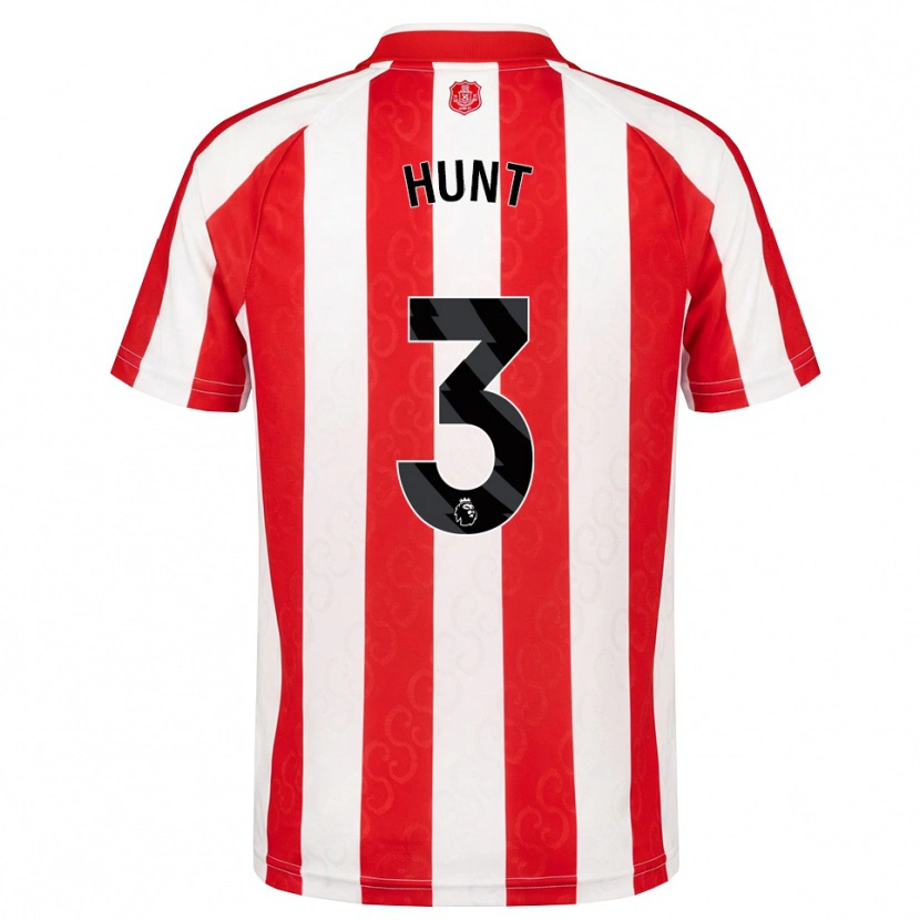 Danxen Kinderen Liam Hunt #3 Rood Wit Zwart Thuisshirt Thuistenue 2026/27 T-Shirt