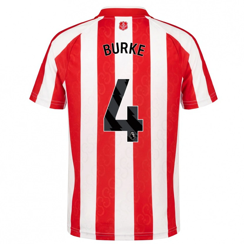 Danxen Kinderen Marshall Burke #4 Rood Wit Zwart Thuisshirt Thuistenue 2026/27 T-Shirt