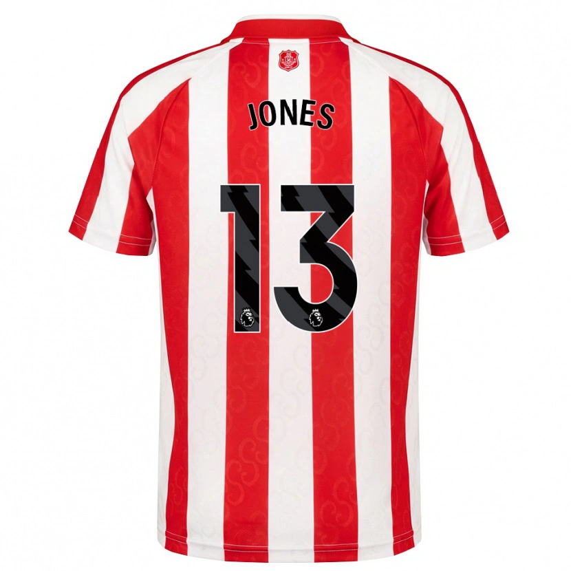 Danxen Kinderen Josh Jones #13 Rood Wit Zwart Thuisshirt Thuistenue 2026/27 T-Shirt