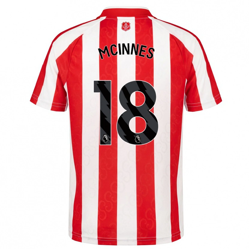 Danxen Kinderen Libby Mcinnes #18 Rood Wit Zwart Thuisshirt Thuistenue 2026/27 T-Shirt