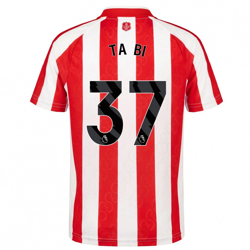 Danxen Kinderen Jocelin Ta Bi #37 Rood Wit Zwart Thuisshirt Thuistenue 2026/27 T-Shirt