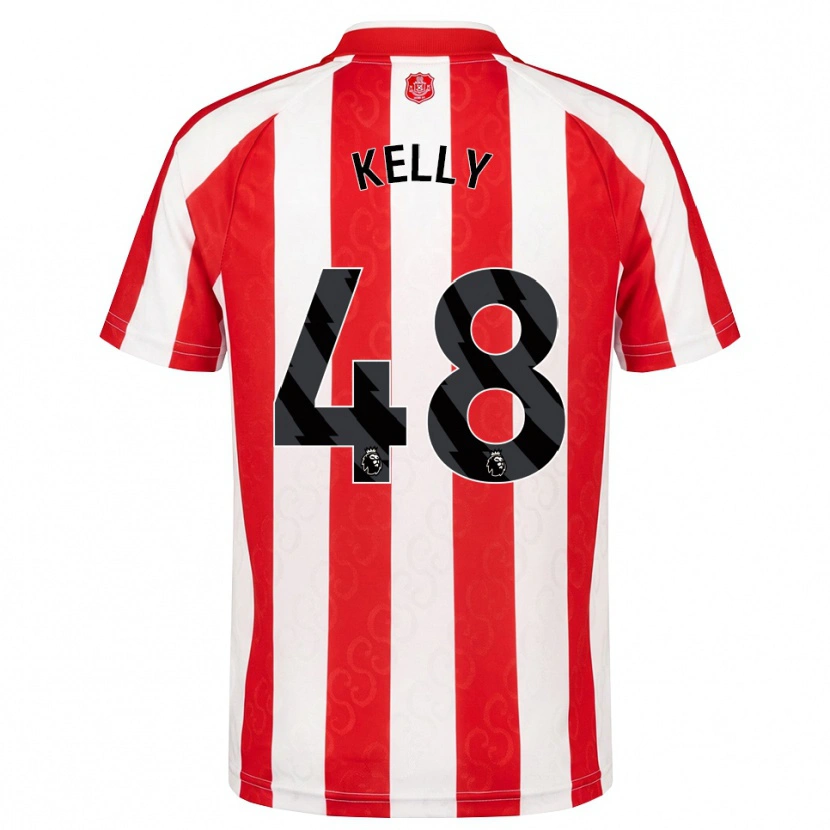 Danxen Kinderen Caden Kelly #48 Rood Wit Zwart Thuisshirt Thuistenue 2026/27 T-Shirt