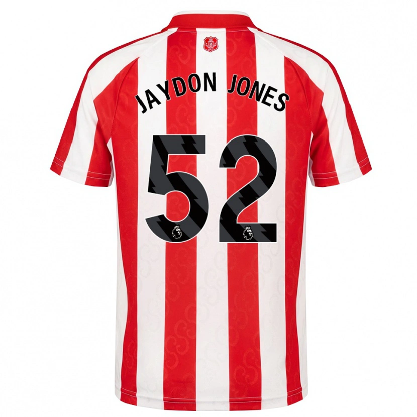 Danxen Kinderen Jaydon Jones #52 Rood Wit Zwart Thuisshirt Thuistenue 2026/27 T-Shirt