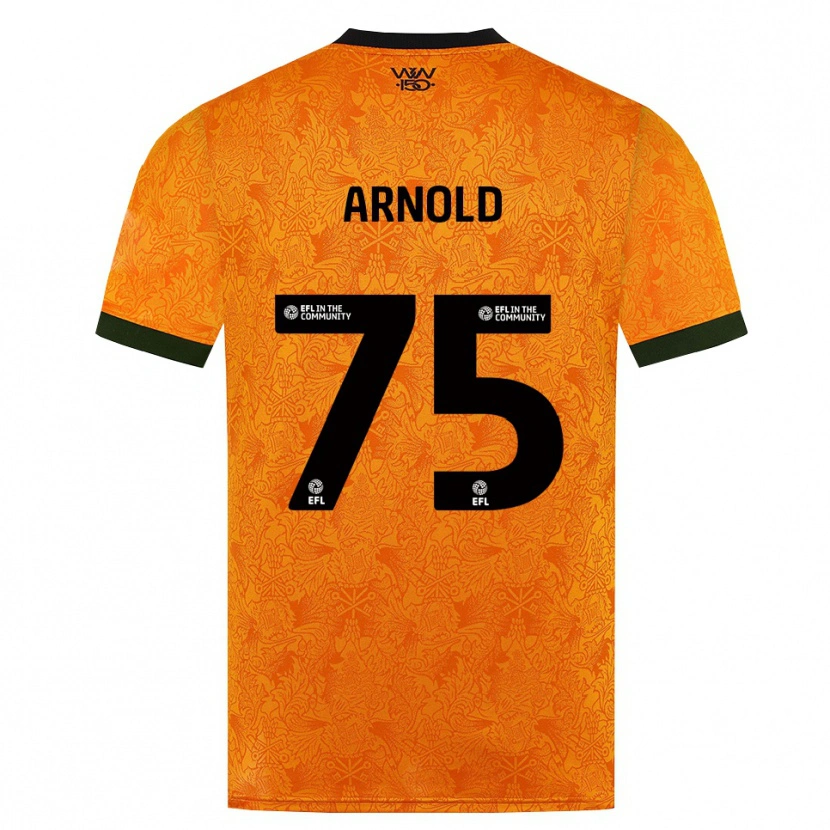 Danxen Kinderen Alfie Arnold #75 Oranje Zwart Thuisshirt Thuistenue 2026/27 T-Shirt
