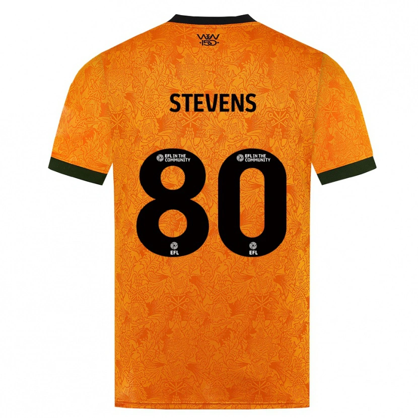 Danxen Kinderen Mason Stevens #80 Oranje Zwart Thuisshirt Thuistenue 2026/27 T-Shirt