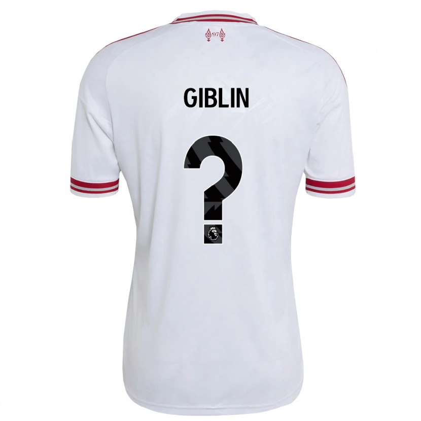 Danxen Kinderen Nathan Giblin #0 Rood Wit Uitshirt Uittenue 2026/27 T-Shirt