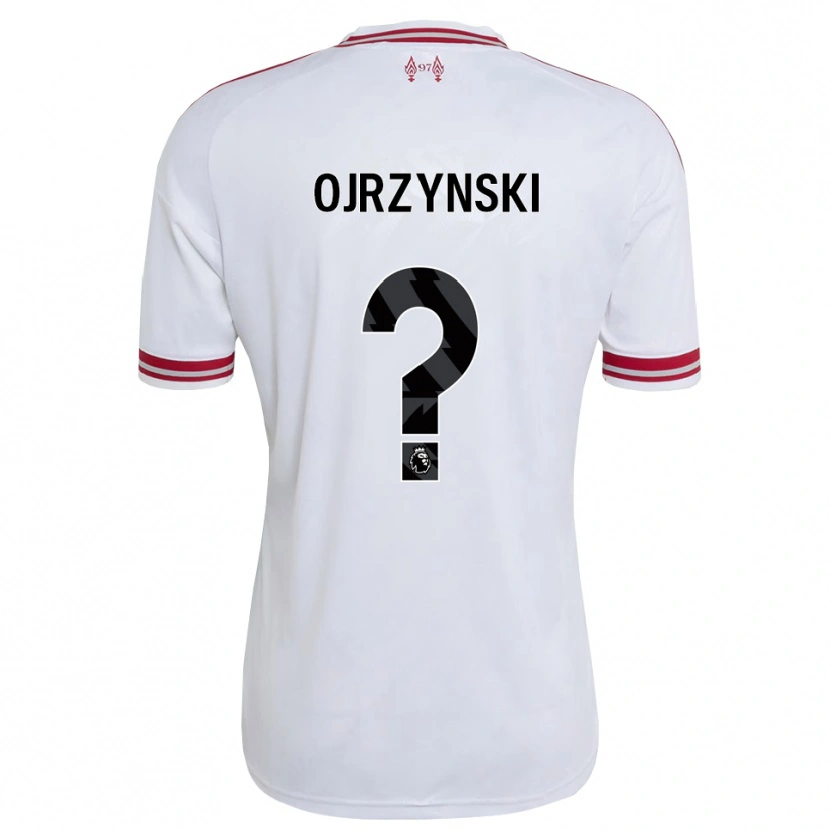 Danxen Kinderen Jakub Ojrzynski #0 Rood Wit Uitshirt Uittenue 2026/27 T-Shirt