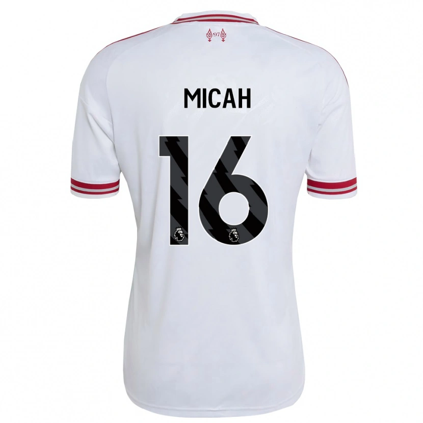 Danxen Kinderen Teagan Micah #16 Rood Wit Uitshirt Uittenue 2026/27 T-Shirt