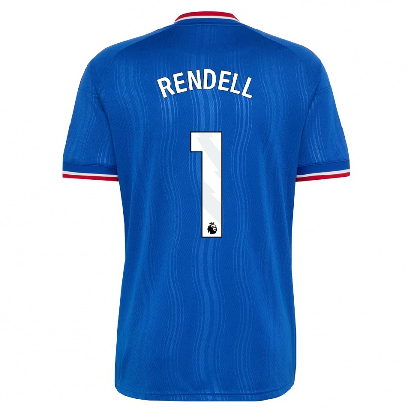 Danxen Kinderen Kayla Rendell #1 Blauw Wit Rood Uitshirt Uittenue 2026/27 T-Shirt