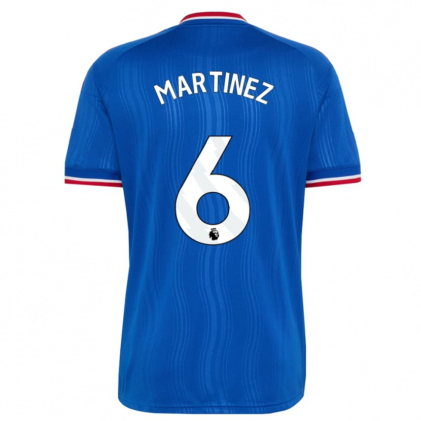 Danxen Kinderen Lisandro Martínez #6 Blauw Wit Rood Uitshirt Uittenue 2026/27 T-Shirt