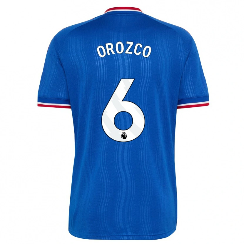 Danxen Kinderen Cristian Orozco #6 Blauw Wit Rood Uitshirt Uittenue 2026/27 T-Shirt