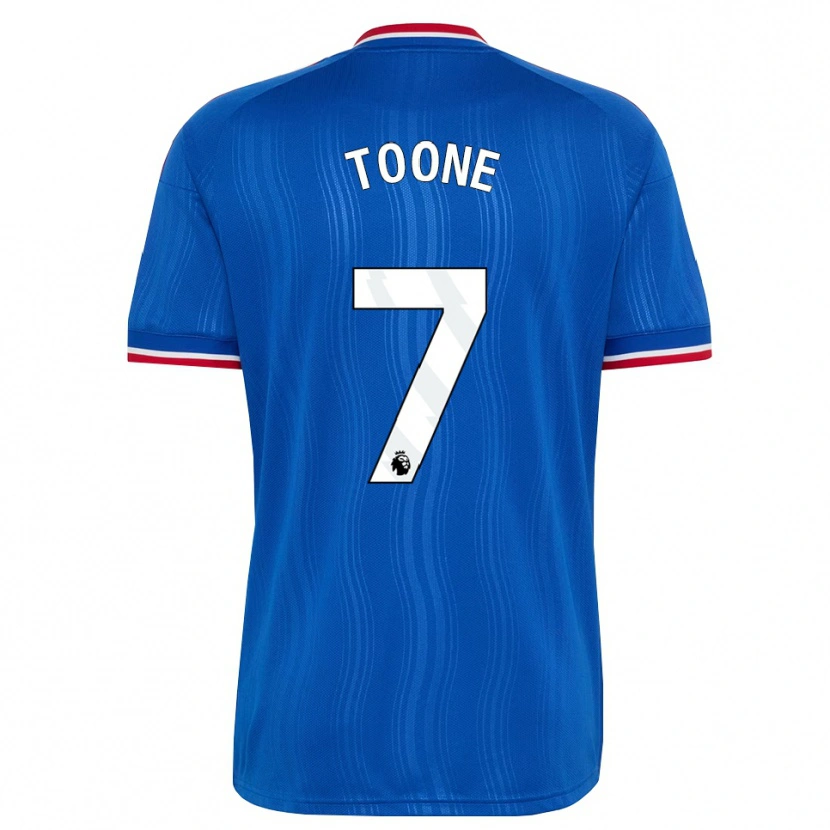 Danxen Kinderen Ella Toone #7 Blauw Wit Rood Uitshirt Uittenue 2026/27 T-Shirt