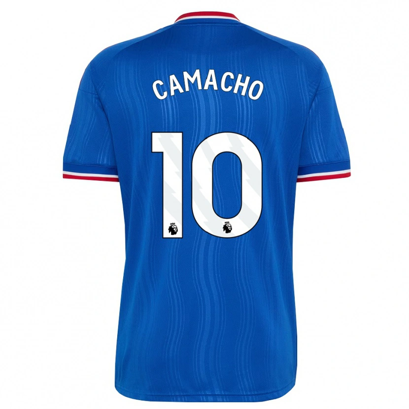 Danxen Kinderen Jaume Camacho #10 Blauw Wit Rood Uitshirt Uittenue 2026/27 T-Shirt