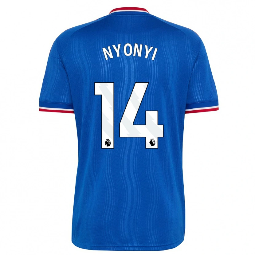 Danxen Kinderen Brian Nyonyi #14 Blauw Wit Rood Uitshirt Uittenue 2026/27 T-Shirt