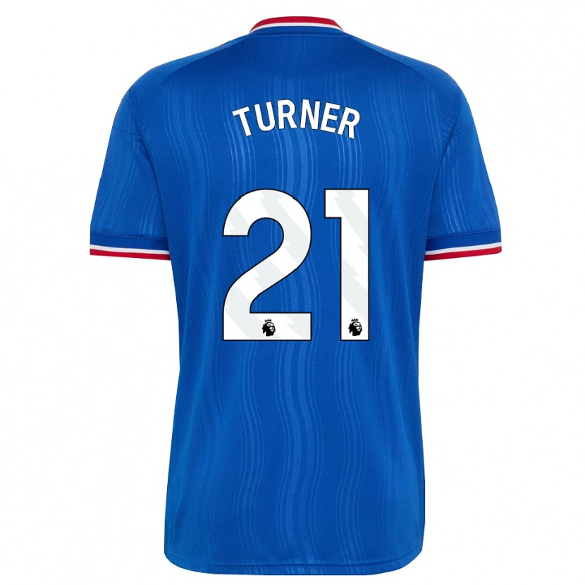 Danxen Kinderen Millie Turner #21 Blauw Wit Rood Uitshirt Uittenue 2026/27 T-Shirt