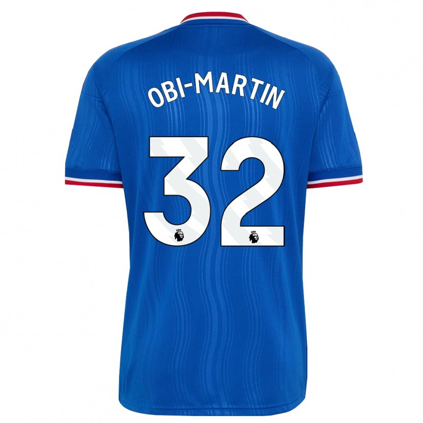Danxen Kinderen Chido Obi #32 Blauw Wit Rood Uitshirt Uittenue 2026/27 T-Shirt