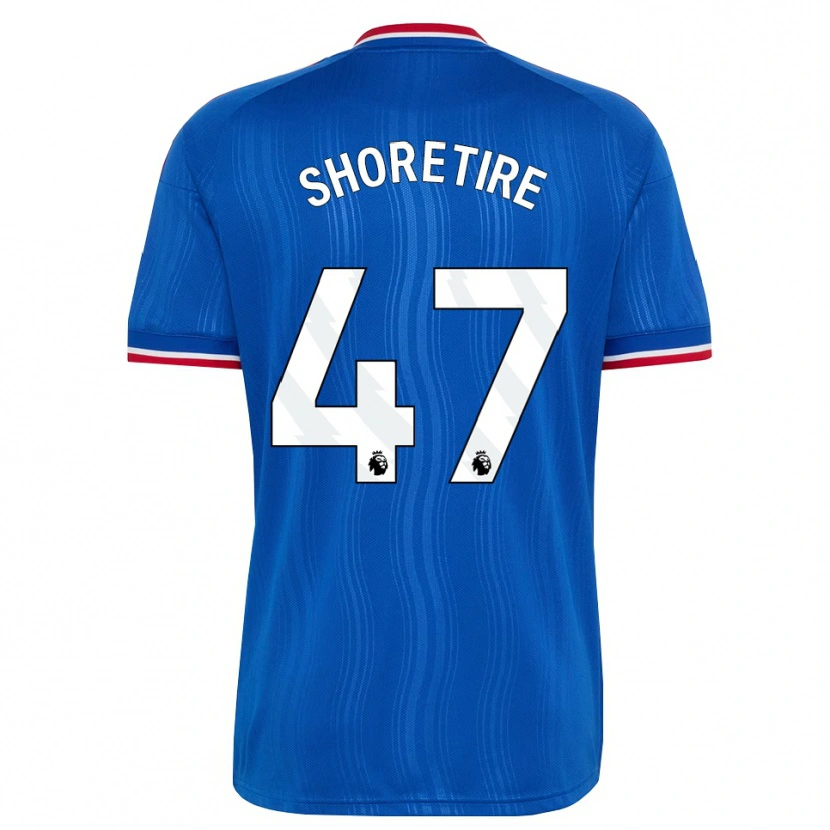 Danxen Kinderen Shola Shoretire #47 Blauw Wit Rood Uitshirt Uittenue 2026/27 T-Shirt