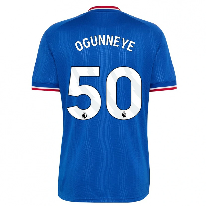 Danxen Kinderen Habeeb Ogunneye #50 Blauw Wit Rood Uitshirt Uittenue 2026/27 T-Shirt