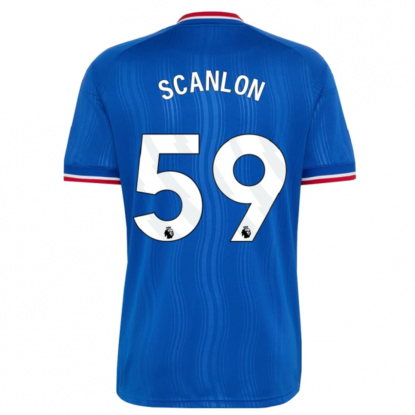Danxen Kinderen James Scanlon #59 Blauw Wit Rood Uitshirt Uittenue 2026/27 T-Shirt