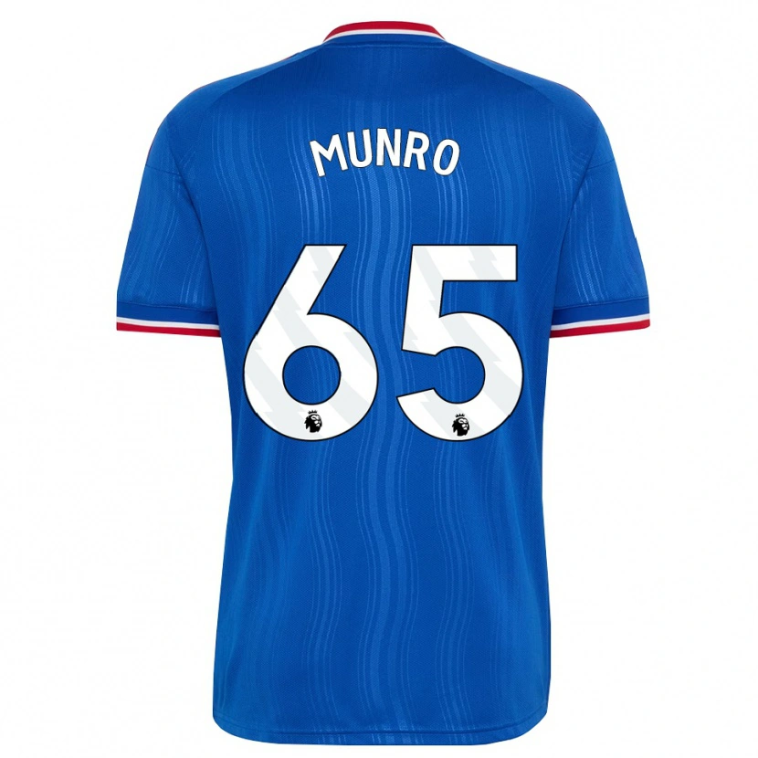 Danxen Kinderen Reece Munro #65 Blauw Wit Rood Uitshirt Uittenue 2026/27 T-Shirt