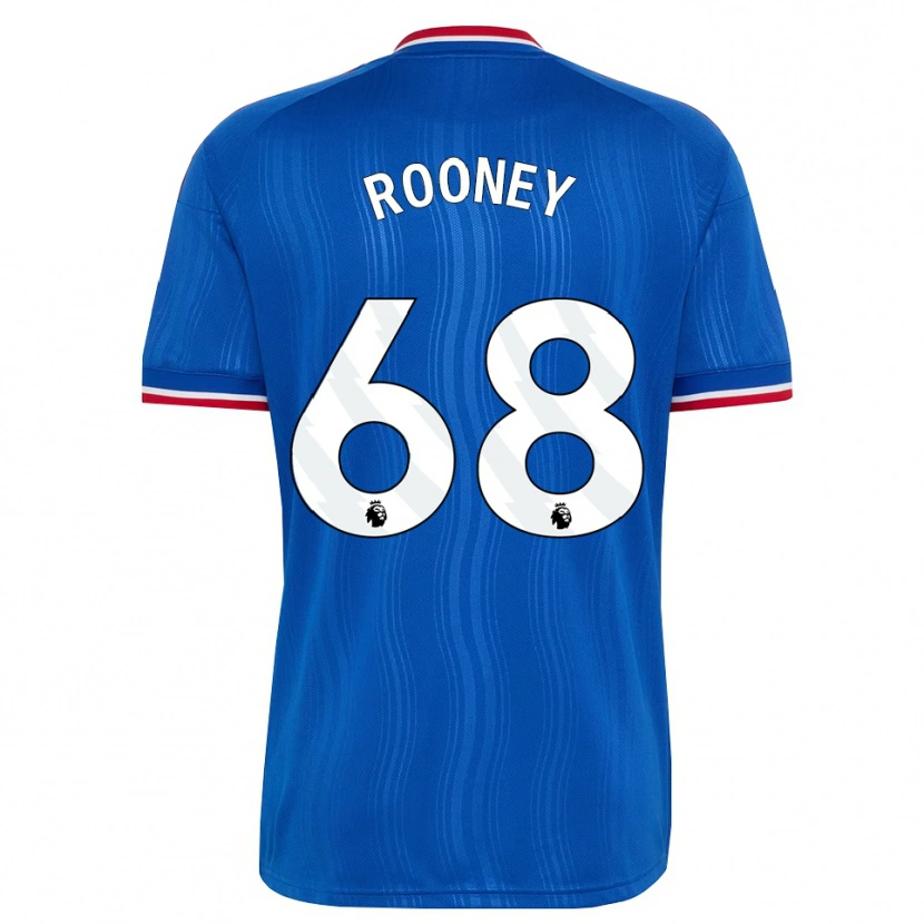 Danxen Kinderen Kai Rooney #68 Blauw Wit Rood Uitshirt Uittenue 2026/27 T-Shirt