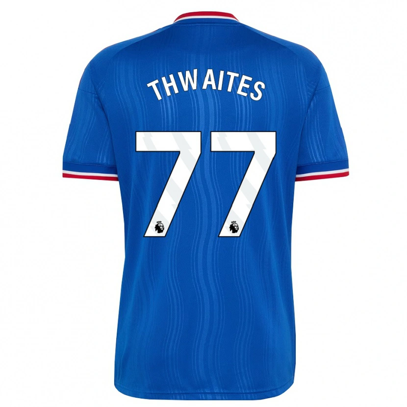 Danxen Kinderen Jim Thwaites #77 Blauw Wit Rood Uitshirt Uittenue 2026/27 T-Shirt